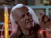 Noonien Soong holding emotion chip