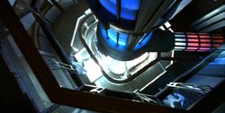 The warp core of a Constitution II-class starship (2293)