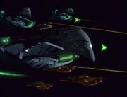 Teile der Cardassianisch-romulanischen Flotte