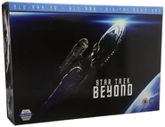 Amazon.co.uk Blu-ray release promo of Star Trek Beyond with QMx USS Franklin