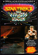 Star Trek II Official Movie Poster Magazine cover