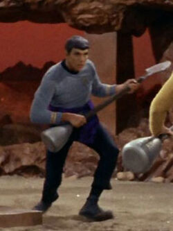 Stunt double for Leonard Nimoy "Amok Time" (uncredited)