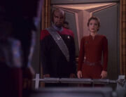 Worf and Kira Nerys