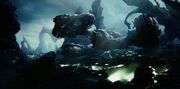 Sarcophagus ship derelict