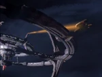 Traktorstrahl DS9 Ekina.jpg (60 KB) Der Traktorstrahl der Cardassianer.