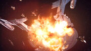 ISS Avenger explodes