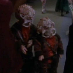 Two short members of this species Played by John Tamaki and Leslie Stump (DS9: "Second Sight")