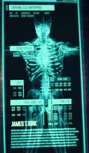 James Kirk's body scan