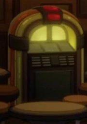 A jukebox in "" on Starbase 25