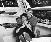 Majel Barrett et Gene Roddenberry