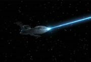 Andorian battle cruiser, forward beam