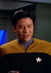 Harry Kim im Jahr 2379 in einer alternativen Zeitlinie