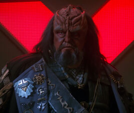Chancellor K'mpec in 2366