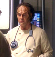 Dr. Phlox in medical attire in 2151