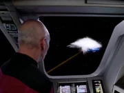 Picard watches Enterprise-D explode