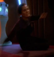 Stunt double for Terry Farrell DS9: "Tears of the Prophets" (uncredited)
