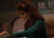 star trek lower decks troi Deanna at the helm