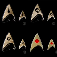 QMx Discovery Enterprise Badges.jpg (378 KB) USS Enterprise Command, Science, Operations and Medical badges and lapel pins from Discovery