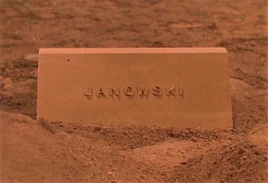 The Janowski tombstone