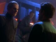 Odo (mirror) and Julian Bashir