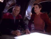 Benjamin Sisko and Kira Nerys, 2371