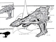 Klingon Battleship concept art