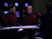 Picard und Riker besorgt