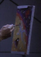 A painting by a Tilonian inmate (TNG: "Frame of Mind")