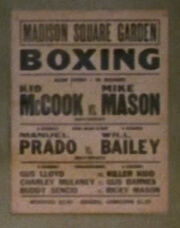 Boxing Poster, New York, 1930