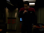 Chakotay im Shuttle