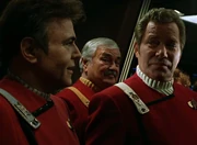 Chekov, Kirk, and Scott