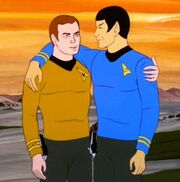 Kirk and Spock, best friends