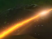 Species 8472 attempts to destroy Voyager