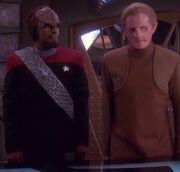 Worf and Odo, 2372