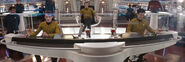 The navigation and helm stations on the alternate Enterprise