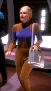 Krankenschwester  in ihrer Uniform.