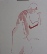 The unfinished blacksmith painting by Data (TNG: "Birthright, Part I")