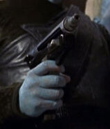 Andorian hand held energy pistol