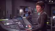 T'Pol at the science station in 2151