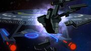 USS Cerritos hit by NCC-502
