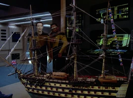 La Forge's model of the Victory