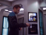 The cockpit-area food replicator
