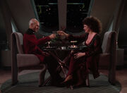 Picard and Lwaxana Troi