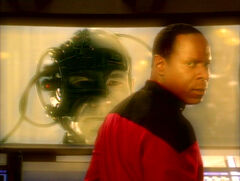 Sisko and Locutus in Prophet Vision