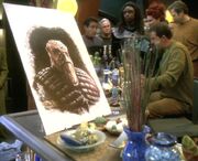 Morn art and Bajoran mourner