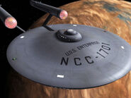 USS Enterprise orbiting Rigel XII