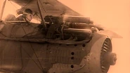 WW1 biplane in ENT MU opening titles.jpg (860 KB) World War I Sopwith Camel biplane with synchronized machine gun