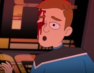 Human sciences officer (hologram) LD: "Envoys"