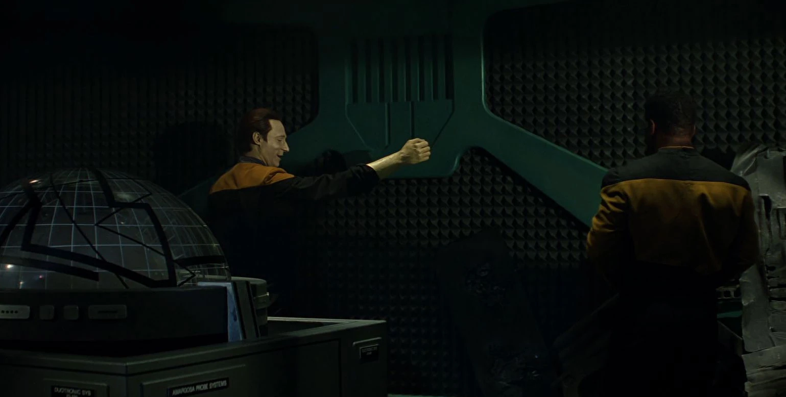 Data reversing polarity