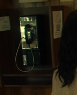 A payphone at the Clinica Las Mariposas in 2024